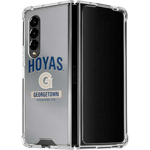 Georgetown University Established 1789 Galaxy Z Fold4 5G Clear Case