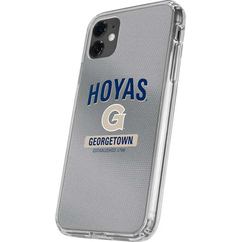 Georgetown University Established 1789 iPhone 11 Clear Case