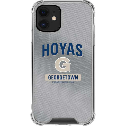 Georgetown University Established 1789 iPhone 12 Clear Case