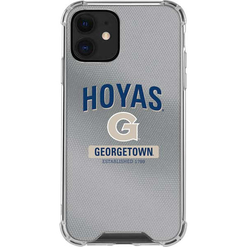 Georgetown University Established 1789 iPhone 12 Mini Clear Case