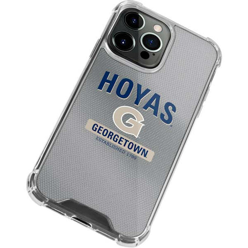 Georgetown University Established 1789 iPhone 13 Pro Clear Case