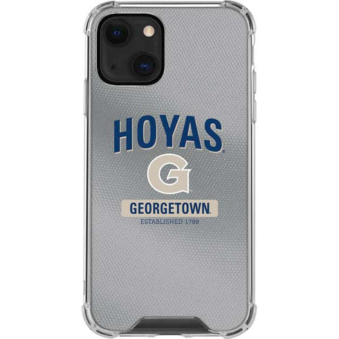 Georgetown University Established 1789 iPhone 14 Plus Clear Case