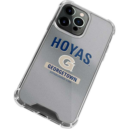 Georgetown University Established 1789 iPhone 15 Pro Clear Case