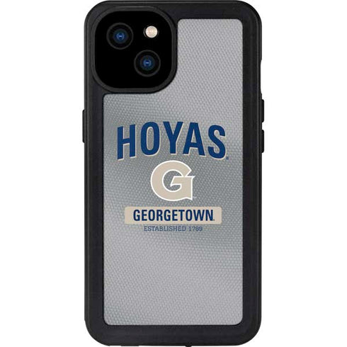 Georgetown University Established 1789 iPhone 15 Plus Waterproof Case