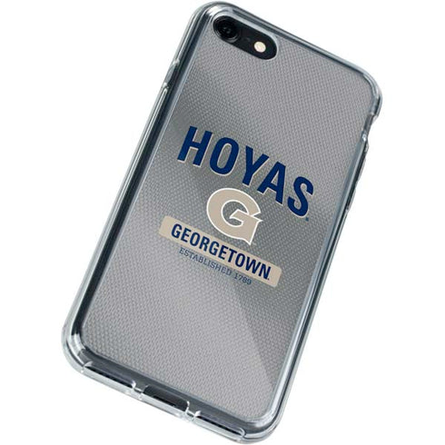 Georgetown University Established 1789 iPhone SE (2nd & 3rd Gen) Clear Case