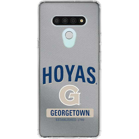 Georgetown University Established 1789 LG Stylo 6 Clear Case