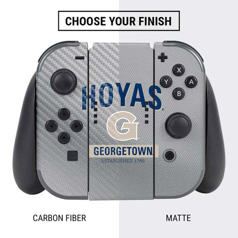 Georgetown University Established 1789 Nintendo Switch Bundle Skin