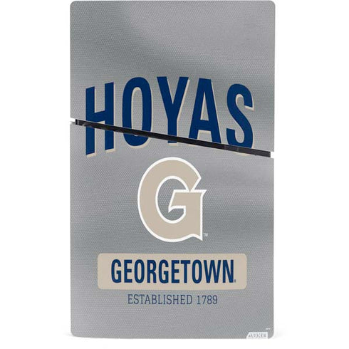 Georgetown University Established 1789 PS5 Slim Digital Edition Bundle Skin