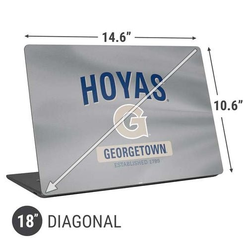 Georgetown University Established 1789 Universal Laptop 18in (14.6 x 10.6in) Skin