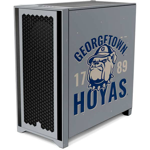 Georgetown University Hoyas 1789 Corsair 4000D Tempered Glass Mid-Tower ATX Case Skin