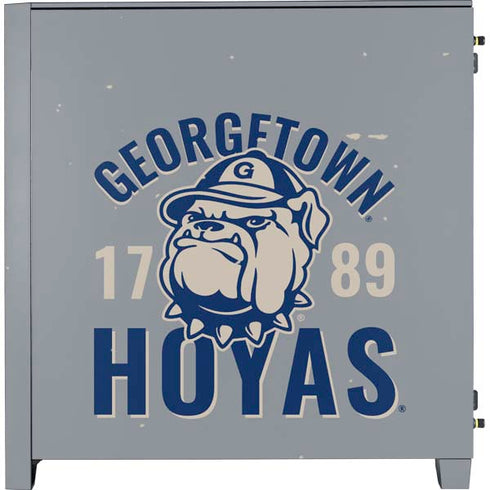 Georgetown University Hoyas 1789 Corsair 4000D Tempered Glass Mid-Tower ATX Case Skin