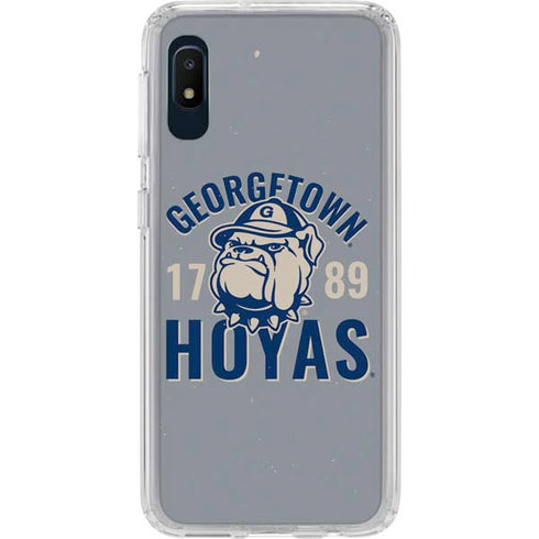 Georgetown University Hoyas 1789 Galaxy A10e Clear Case