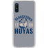 Georgetown University Hoyas 1789 Galaxy A10e Clear Case