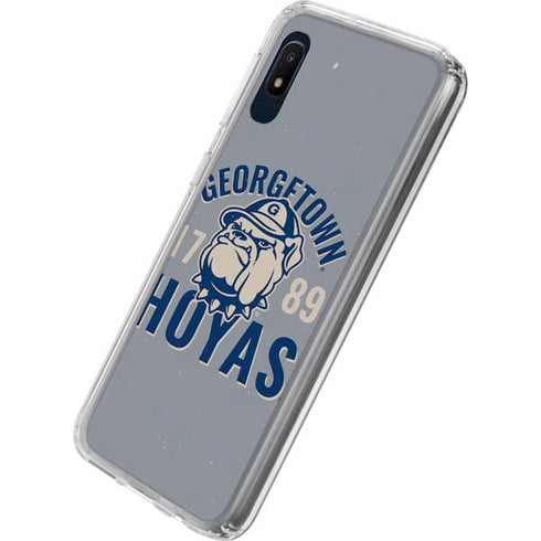 Georgetown University Hoyas 1789 Galaxy A10e Clear Case
