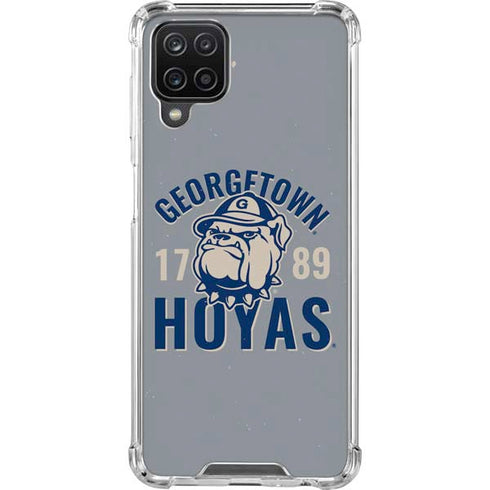 Georgetown University Hoyas 1789 Galaxy A12 Clear Case
