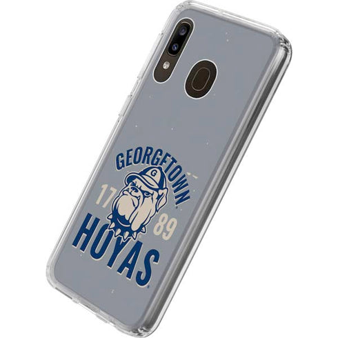 Georgetown University Hoyas 1789 Galaxy A20 Clear Case