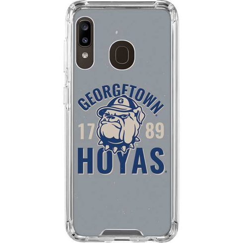 Georgetown University Hoyas 1789 Galaxy A30 Clear Case