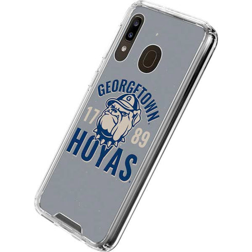 Georgetown University Hoyas 1789 Galaxy A30 Clear Case