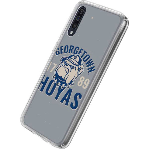 Georgetown University Hoyas 1789 Galaxy A50 Clear Case