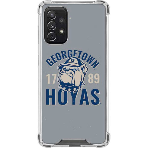 Georgetown University Hoyas 1789 Galaxy A72 5G Clear Case