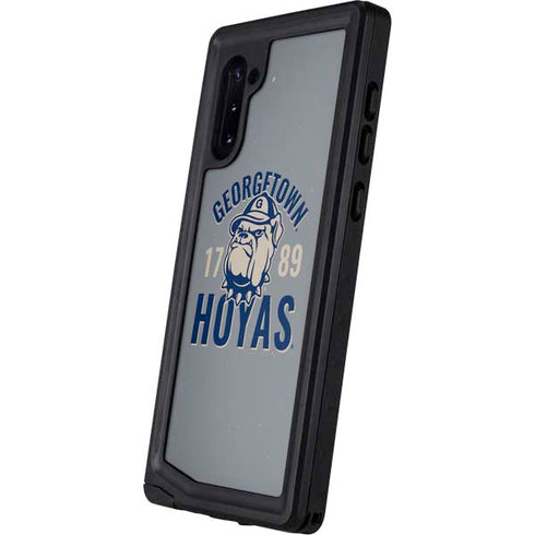 Georgetown University Hoyas 1789 Galaxy Note 10 Waterproof Case
