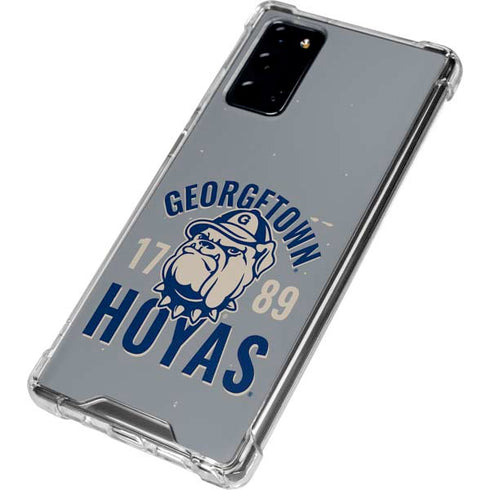 Georgetown University Hoyas 1789 Galaxy Note20 5G Clear Case