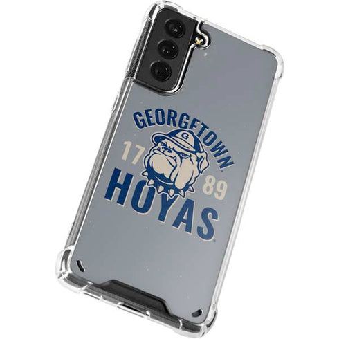 Georgetown University Hoyas 1789 Galaxy S21 5G Clear Case