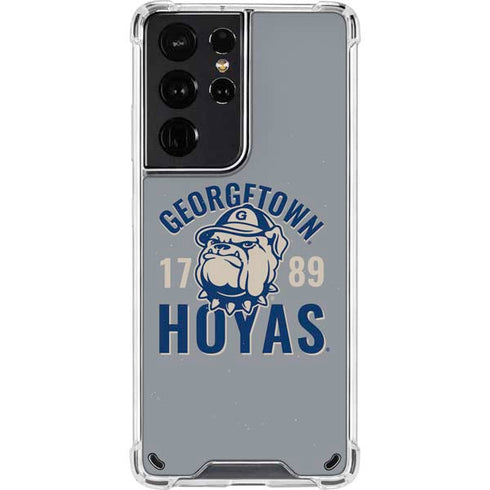 Georgetown University Hoyas 1789 Galaxy S21 Ultra 5G Clear Case