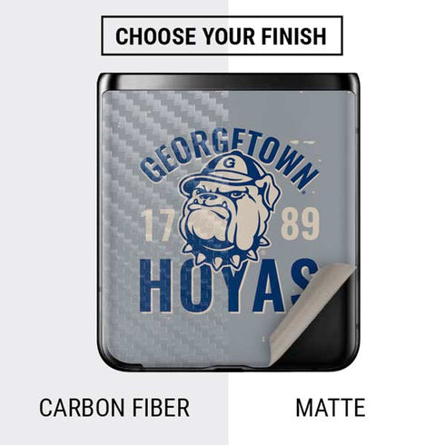 Georgetown University Hoyas 1789 Galaxy Z Flip Skin