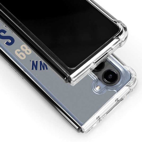 Georgetown University Hoyas 1789 Galaxy Z Fold5 5G Clear Case