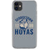 Georgetown University Hoyas 1789 iPhone 11 Clear Case