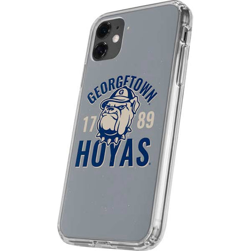 Georgetown University Hoyas 1789 iPhone 11 Clear Case