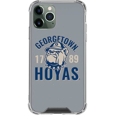 Georgetown University Hoyas 1789 iPhone 11 Pro Max Clear Case