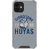 Georgetown University Hoyas 1789 iPhone 12 Clear Case