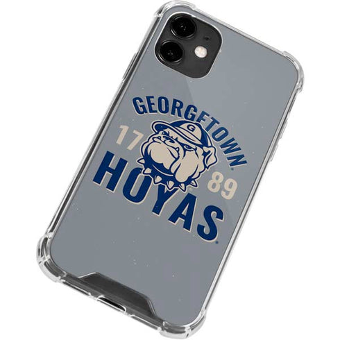 Georgetown University Hoyas 1789 iPhone 12 Clear Case