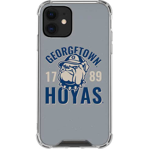 Georgetown University Hoyas 1789 iPhone 12 Mini Clear Case