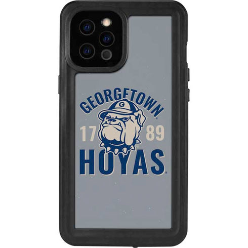 Georgetown University Hoyas 1789 iPhone 12 Pro Max Waterproof Case