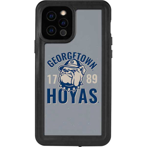 Georgetown University Hoyas 1789 iPhone 12 Pro Waterproof Case