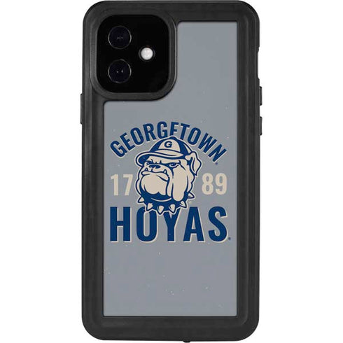 Georgetown University Hoyas 1789 iPhone 12 Waterproof Case