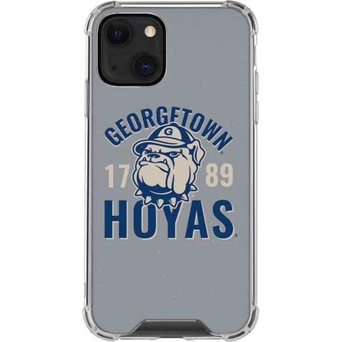 Georgetown University Hoyas 1789 iPhone 14 Plus Clear Case
