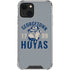Georgetown University Hoyas 1789 iPhone 14 Plus Clear Case