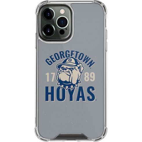 Georgetown University Hoyas 1789 iPhone 14 Pro Max Clear Case