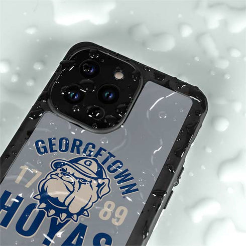 Georgetown University Hoyas 1789 iPhone 14 Pro Max Waterproof Case