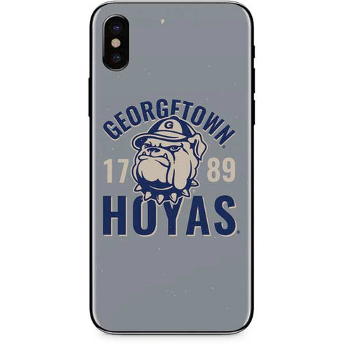 Georgetown University Hoyas 1789 iPhone X Skin