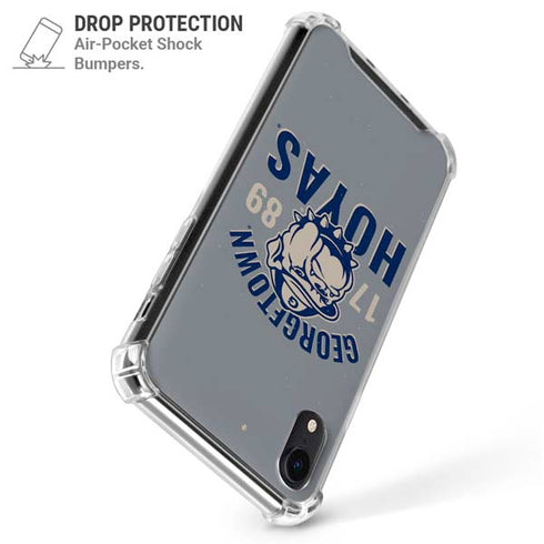 Georgetown University Hoyas 1789 iPhone XR Clear Case