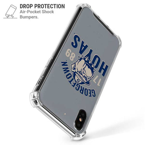 Georgetown University Hoyas 1789 iPhone XS Max Clear Case