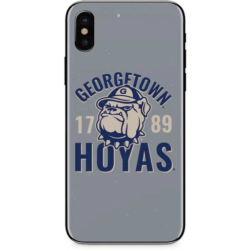 Georgetown University Hoyas 1789 iPhone XS Skin
