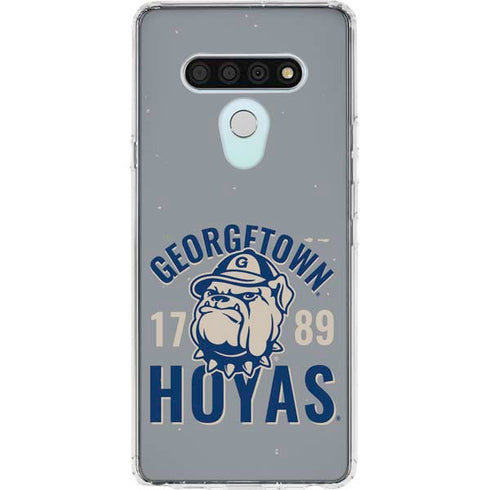 Georgetown University Hoyas 1789 LG Stylo 6 Clear Case
