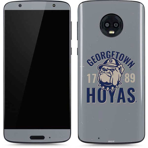 Georgetown University Hoyas 1789 Moto G6 Skin