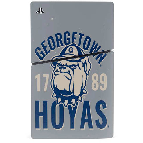 Georgetown University Hoyas 1789 PS5 Slim Disk Bundle Skin